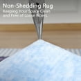 thumbnail image 6 of Cydiria Modern Soft Abstract Faux Wool Area Rug, 6' x 9', Blue, 6 of 8