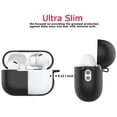 thumbnail image 3 of Airpods Pro 2 Case Cover 2022, Njjex Soft Silicone Skin Cover Shock-Absorbing Protective Case with Keychain Fur Ball for New Apple Airpods Pro 2nd Gen Case (black), 3 of 7