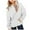 White, variant on Work Blouses Long Sleeve Boys Girls Solid Soft Hooded Sweatshirt Classic Oversized Hoodies Loose Pullover Sweatshirts with Pocket for Kids