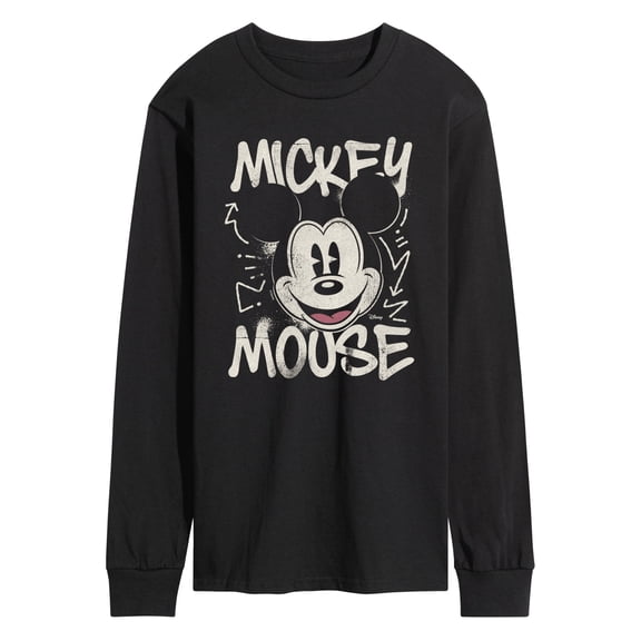 Disney - Mickey Mouse Graffiti - Men's Long Sleeve Graphic T-Shirt