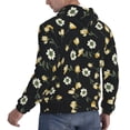 thumbnail image 6 of Fotbe Men's Hoodie with Daisy Pattern - Kangaroo Pocket Pullover Hooded Sweatshirt, Perfect for Daily Wear, Travel, and Home-3X-Large, 6 of 7