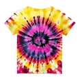 thumbnail image 3 of Tie Dye Shirt for Kids Boys Girls Novelty 3D Tie-Dye Graphic T-Shirt Cool Hippie Tshirt Children Tee 3-14 Years Age, 3 of 5