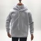 thumbnail image 2 of 1: Capucha para Hombre Blanca para Accesorios de de Acción de DML '' Hugo Figura de acción masculina sudadera con capucha, 2 of 8