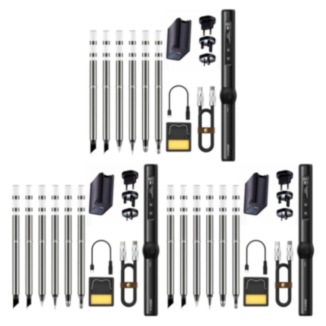 Speravity Cabezal de soldador integrado para soldadura segura y confiable soldador eléctrico portátil negro alto 6 cabezas Type1 NO1