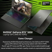 Acer Nitro V Gaming Laptop | Intel Core 5 Processor 210H | NVIDIA GeForce RTX 5050 Laptop GPU | 16 WUXGA IPS 165Hz Display | 8GB DDR5 | 512GB Gen 4 SSD | Wi-Fi 6 | Backlit Keyboard | ANV16-I31-54PT