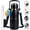 Black, variant on 3-in-1 Insulated Water Bottle, 34oz Leakproof Stainless Steel Thermos with Straw & Spout Lid, 316 Stainless Steel Interior, Handle & Adjustable Strap for Work, Gym, Travel & Hot or Cold Drinks
