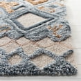 thumbnail image 4 of SAFAVIEH Casablanca Merton Abstract Moroccan Wool Shag Area Rug, Grey/Gold, 4' x 6', 4 of 7