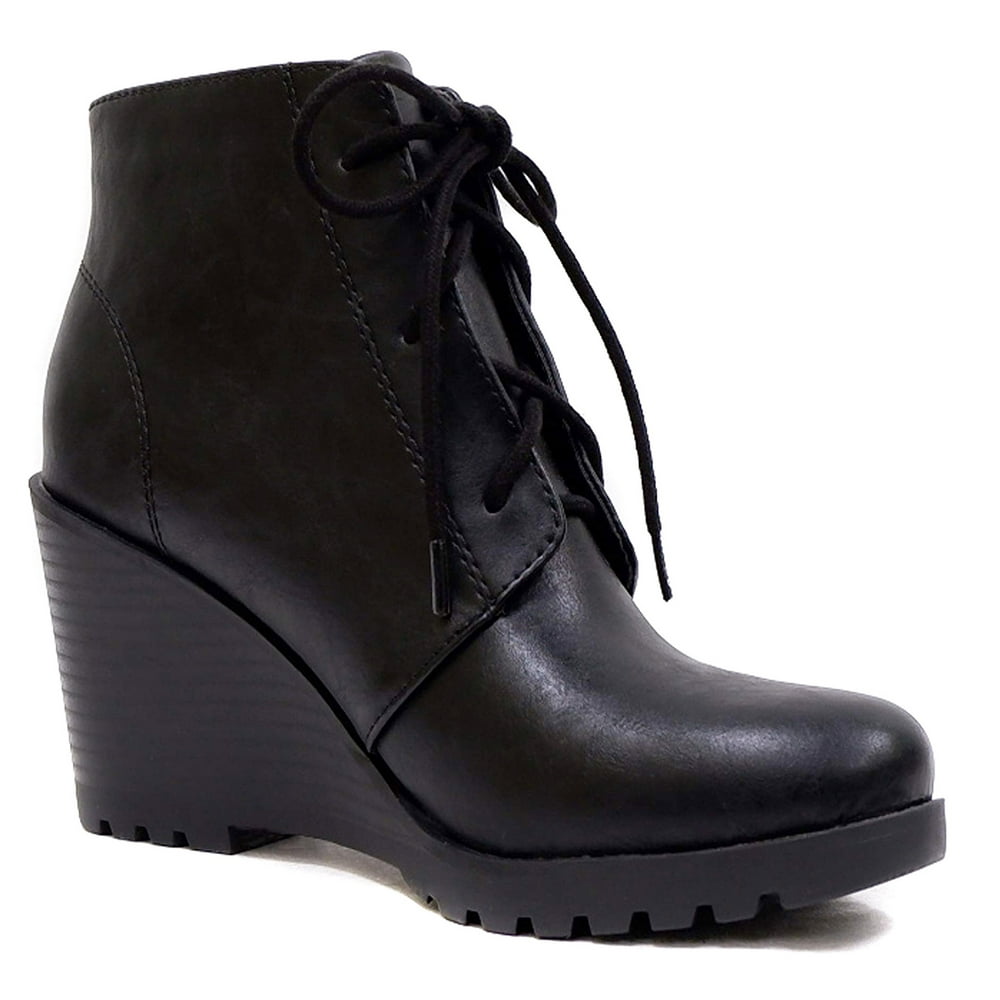 summer wedge booties
