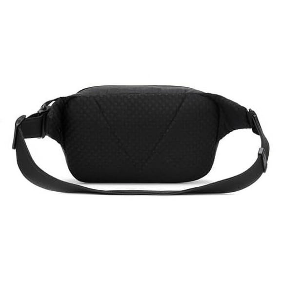 Pacsafe Vibe 100 4 Liter Anti Theft Fanny Pack-Fits 7 inch Tablet Waist, Black