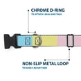 thumbnail image 5 of Buckle-Down Pet Collar, Dog Collar Plastic Buckle, Summer Essentials Color Block 6, 11 to 16.5 Inches 1.0 Inch Wide, 5 of 8