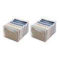 thumbnail image 1 of AMERTEER Boîte de Rangement pour Vêtements en Filet Compartiment à Pantalons Sac de Rangement pour Tiroirs, 1 of 2