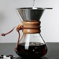thumbnail image 1 of Glass Coffee Pot,Pour Over Coffee Maker Coffee Making Pot Coffee Brewer Unmatched Quality, 1 of 8