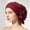 Wine, variant on Headbands for Women Ruffled Stretchy Pre Tied Turban Soft Sleep Daily Head Wrap Bandanas for Women Beige