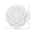 thumbnail image 2 of STRANDCHIC 4 Pcs Roues d'Appareils de Cuisine Blanches Pivotantes à 360 Degrés en Acier ABS pour Nettoyage, 2 of 7