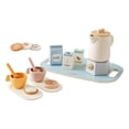 thumbnail image 3 of MERIGLARE Wooden Tea Party Set for Little Girls Coffee Tableware Tea Set Boys Children, 3 of 9