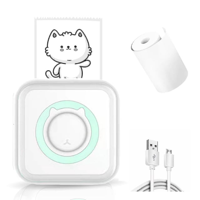 Mini Impresora De Etiquetas De Bolsillo, Impresora Móvil Portátil Inalámbrica Bluetooth Impresora Térmica Para Notas, Memos, Fotografías, Impresora De Recibos De Etiquetas De Bolsillo C