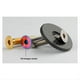 thumbnail image 4 of Tapa Superior de Dirección de Fibra de Carbono para Bicicleta, 28,6 mm, 1 1/8 Pulgadas, Tubo de Dirección, Cubierta de la Tapa de Dirección, Perno de Titanio Brillante., 4 of 6