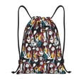thumbnail image 1 of Goofa The Nightmare Before Christmas Print Drawstring Backpack Bag Sport Gym Sackpack Cinch Bags Drawstring Bags Draw String Sport Bag-Small, 1 of 6