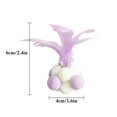 thumbnail image 4 of Cat Ball Toy Interactive Fake Feather Soft Cat Toy Cat Chew Toy Kitten Bell Toy, 4 of 10