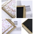 thumbnail image 5 of FrostHike Metal Photo Collage Frame - tabletop Picture Frame with LOVE Decoration for Desk (Gold. 5x7), 5 of 5