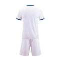 thumbnail image 4 of LEKWK 2-Piece Football Kit for Kids Boys V-Neck Jersey Top Athletic Shorts Sports Training Set Team Uniform Breathable Activewear Performance, 4 of 5