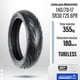 thumbnail image 3 of Kit de Llantas para Motocicleta Motometa SR30 110/70-17 y 140/70-17 negro, 3 of 3