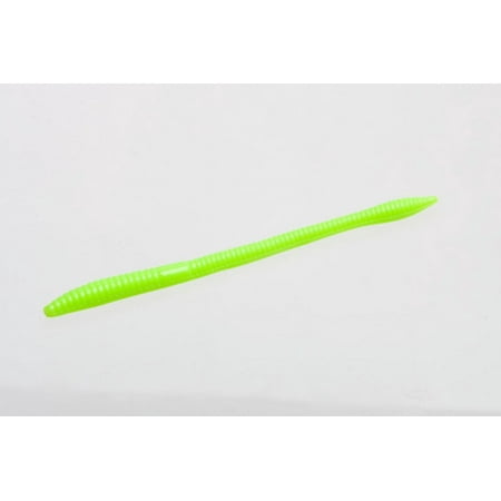 Zoom Trick Worm Limetreuse 6.5 Soft Plastic Worm