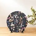 thumbnail image 6 of Kdxio Wildflower Watercolor 1 Bone China Decorative Plate Ceramic Decorative Plate for Home Office Wall Stand Decorative Plates for Home Bedroom-8in, 6 of 6