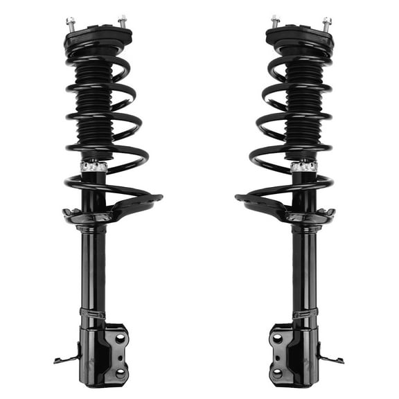Detroit Axle - AWD Rear 2pc Struts for 10-11 Toyota Highlander, 13-15 Venza, 2 Struts w/Coil Spring Assembly 2010 2011 2012 2013 2014 2015 Replacement