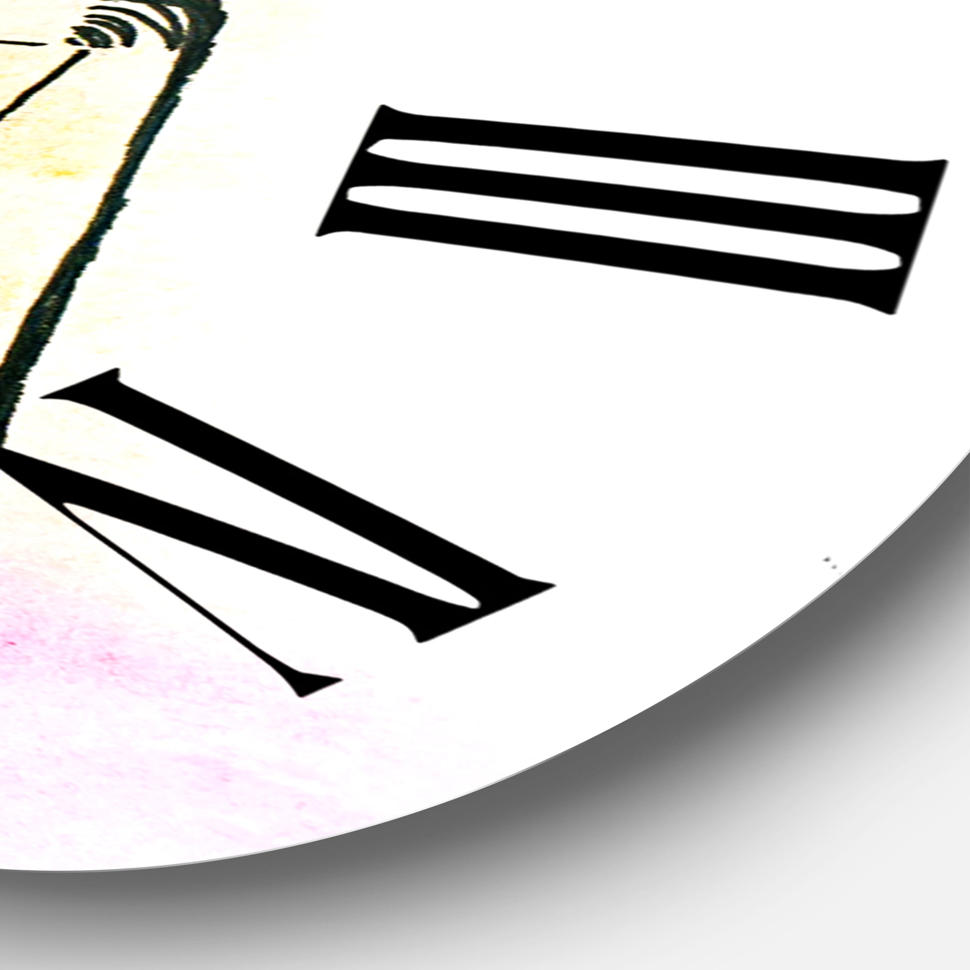 Designart 1 in Quartz French/Country Wall Clock