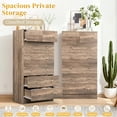 thumbnail image 3 of Ktaxon Large 7 Drawers Dresser Chests for Bedroom, Wood Chset of Drawers,Dressers Organizer for Bedroom, Living Room,Hallway, Gray, 3 of 16