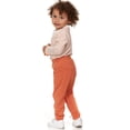 thumbnail image 4 of Cudlie 5-Pack Toddler Boys' Jogger Pants, Lightweight Tapered Sweatpants, Soft Cotton Blend, Sizes 3M–4T, 4 of 10