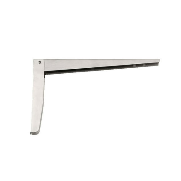 Stainless Steel Bracket Folding Support Shelf Practical Wall Bracket Rack Durable Support Frame for Home (12 Inches)
