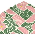 thumbnail image 5 of Mid Century Modern Abstract Geometric Boho Shower Curtains for Bathroom, Cute Pink Floral Bathroom Shower Curtain, Vintage Bath Curtain, Waterproof Fabric Shower Curtain, 5 of 6
