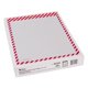 thumbnail image 2 of Porta tickets de tienda C-Line con rayas de seguridad rayas rojas blancas 9 x 12 25 BX 44104, 2 of 2