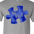 thumbnail image 4 of Inktastic Autism Awareness Be Kind Dark Blue Puzzle Piece T-Shirt, 4 of 5