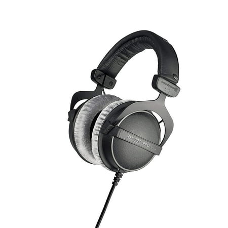 Beyerdynamic DT 770 PRO 80 Ohm Over-Ear Studio Headphones in black. Enclosed design, wired for professional recording and monitoring