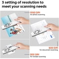 thumbnail image 4 of Portable A4 Wand Document Scanner 1050DPI, Handheld Color Photo PDF JPG Capture with WiFi LCD Display, Business Books Receipts Scanner (32GB SD Card Included), 4 of 14