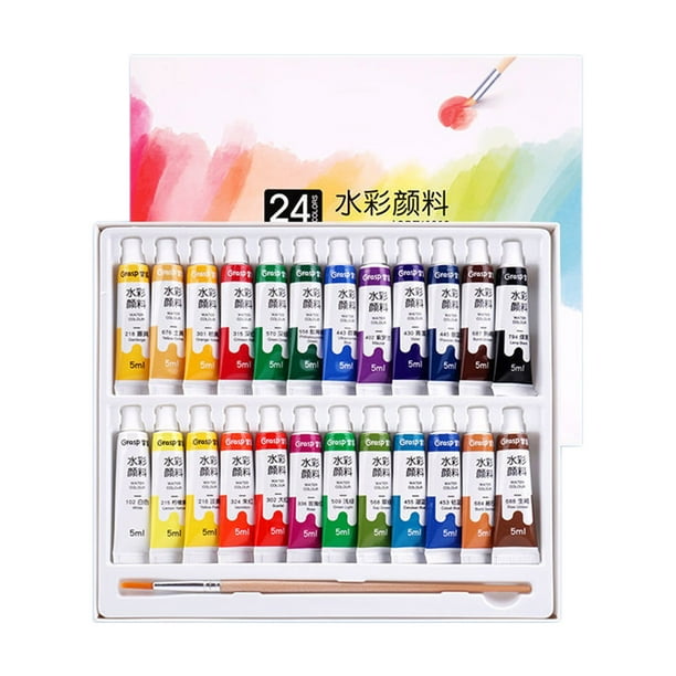 Washable Watercolor Paint Gouache Pigments Tubes for Professional