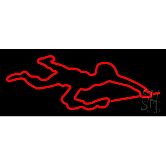 Soldier LED Neon Sign 10 x 24 - inches, Black Square Cut Acrylic Backing, with Dimmer - Bright and Premium built indoor LED Neon Sign for Defence Force.