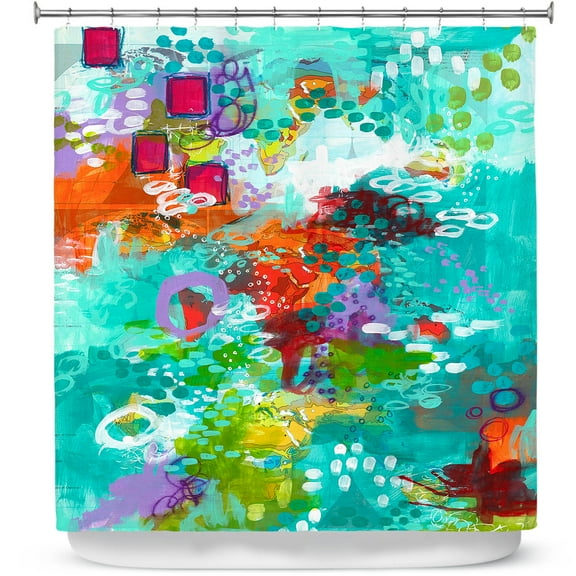 Shower Curtains 70" x 73" from DiaNoche Designs by Sue Allemand - Climate Change