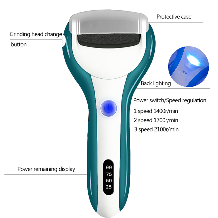 Rechargeable Callus Remover Machine with LCD Displayer Electric