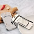 thumbnail image 3 of Yesbay Lemon Zester Kitchen Stainless Steel Garlic Grater Ginger Press Crusher Spice,Silver, 3 of 8