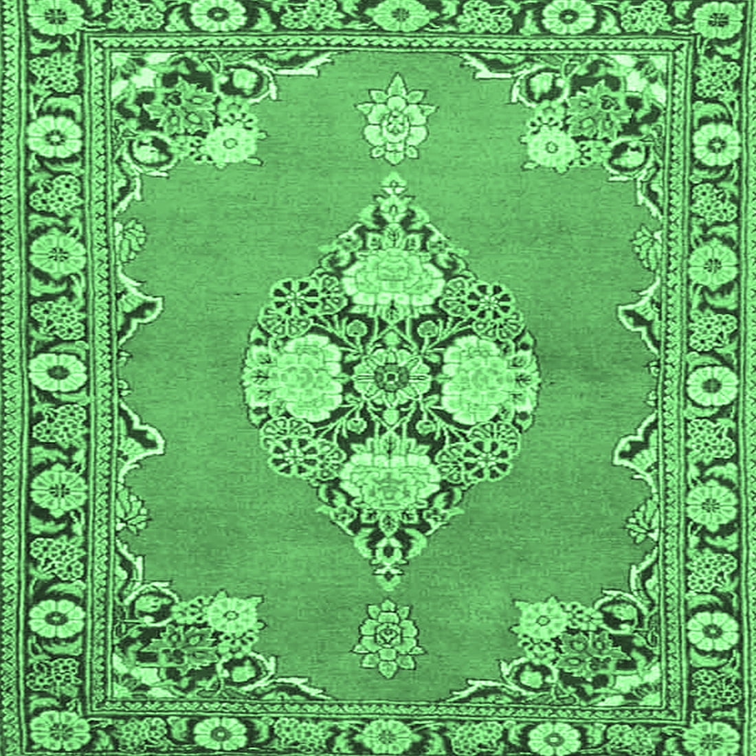 Square Rug Green Ahgly Company Indoor Square Persian Emerald Green Traditional Area Rugs ...