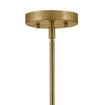 thumbnail image 7 of 83497LCB-CO Lark Maisie - 10W 1 LED Medium Pendant-6.75 Inches Tall and 15 Inches Wide-Lacquered Brass Finish-White Glass Color, 7 of 7
