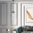 thumbnail image 4 of 51062-04 Livex Lighting Elizabeth - 1 Light Mini Pendant in Glam Style - 6 Inches wide by 14.75 Inches high-Black Finish    -Traditional Installation, 4 of 8