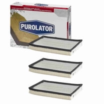 3 pc Purolator TECH TA35462 Air Filters for 22725 2725 2725FR 32725 33-2247 42725 42725FR 53032404AA 53032404AB 61942725 62725 68190705AA 87725 93725 A2943C A3590 A5462 AE9401 AF1112 AF1139 AF1139F