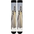 thumbnail image 7 of FREEAMG Cute Penguin Compression Socks Women Men Knee High Stockings for Sports,Running,Travel 1Pair, 7 of 7