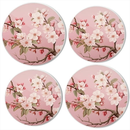 

Bahomeck Electric Stove Burner Covers Set Of 4 White Cherry Flowers And Green Leaves On Branches Metal Gas Stove Burner Covers Protecting Gas Stoves 8 Inch And 10 Inch