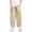 Khaki, variant on MXUIKV Girls Teen Kids Casual Pants Lightweight Summer Loose Fitted Wide Leg Trousers with Pockets(14-15 Years,Purple)
